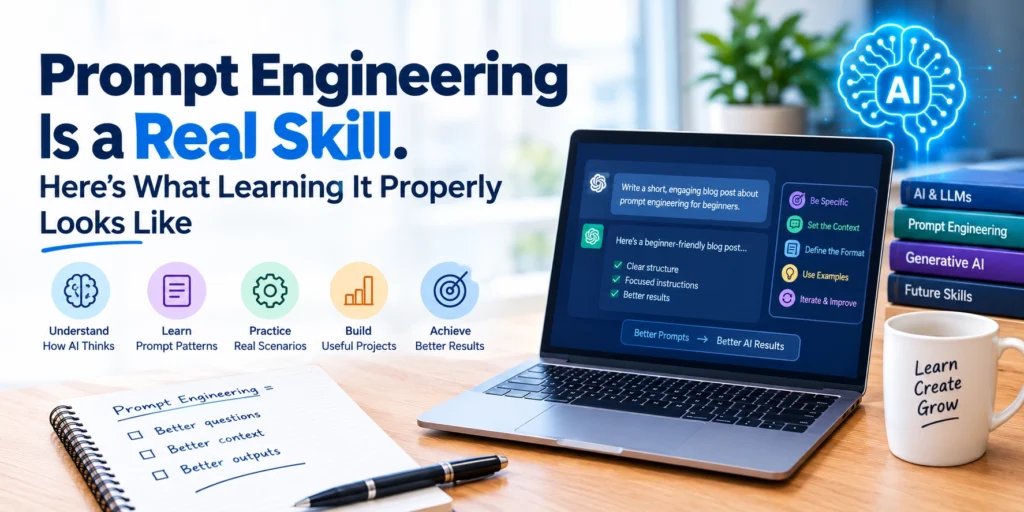 Prompt Engineering Is a Real Skill. Here’s What Learning It Properly Looks Like